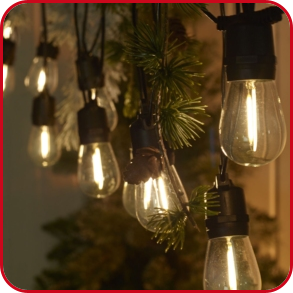 Solar Lichtkette, 10 Glühlampen