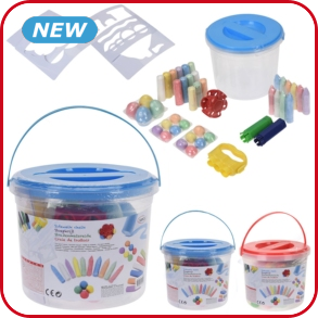 Farbkreiden, 39-teiliges Set