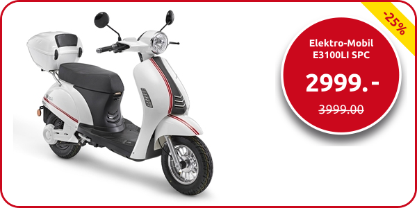 Elektro-Mobil E3100LI SPC, weiss