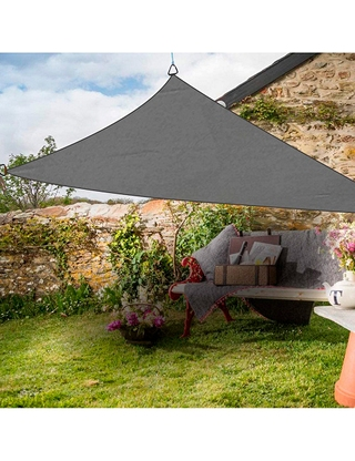 Dreieck-Sonnensegel 3,6 m, grau