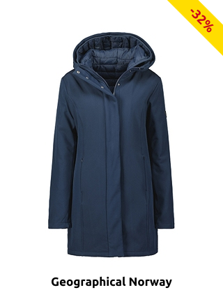 GEOGRAPHICAL NORWAY EXPEDITION Parka «Bazlina», navy