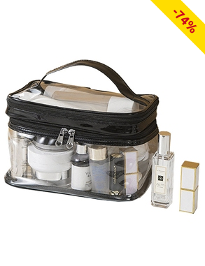 Kosmetiktasche, 2 Fächer