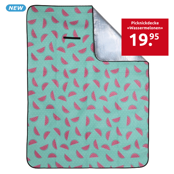 Picknickdecke «Wassermelonen», 150 x 200 cm