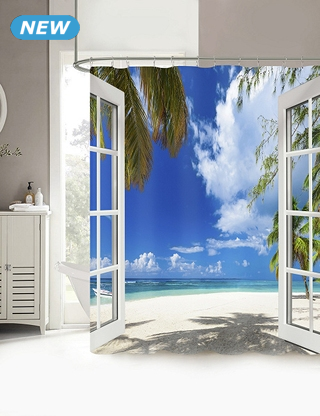 Duschvorhang «Window», 180 x 180 cm