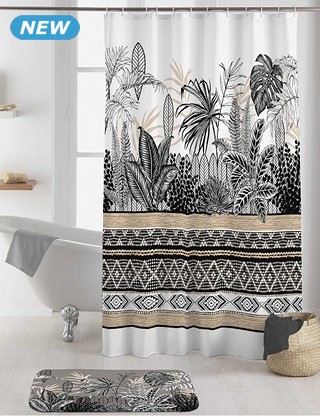 Duschvorhang «Tikal», 180 x 200 cm
