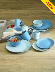 Kombiservice «Blue» für 4 Personen, 16-teilig