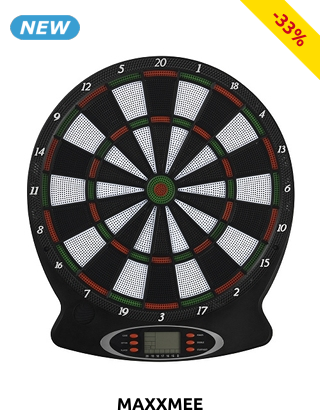 Dartscheibe, bis zu 18 Spiele