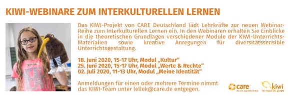 KIWI-Webinare zum Interkulturellen Lernen