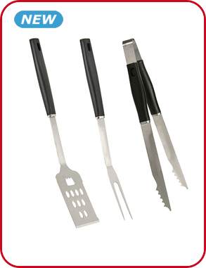 BBQ Grillutensilien, 3er-Pack