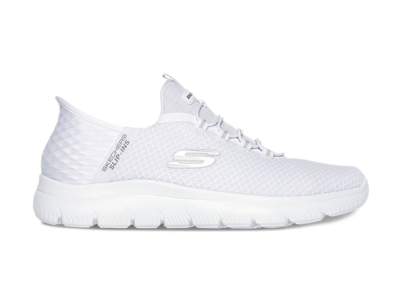 Herren Sneaker-SKECHERS Slip-ins-weiß