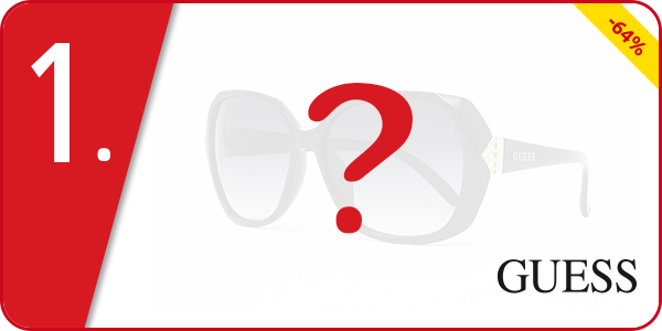 Guess Damensonnenbrillen, goldfarbenes Dekor, schwarz