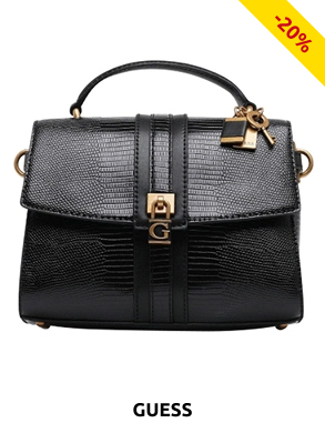 GUESS Handtasche «Ginvera», schwarz