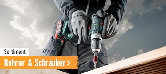 Bohrer und Schrauber im HORNBACH Onlineshop