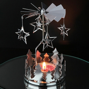 Teelichthalter «Karussell» aus Metall