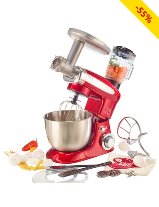 Küchenmaschine Mixer, rot