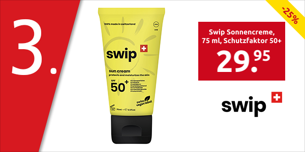 Swip Sonnencreme, 75 ml, Schutzfaktor 50+