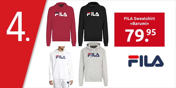 FILA Sweatshirt für Herren «Barumi», grau meliert