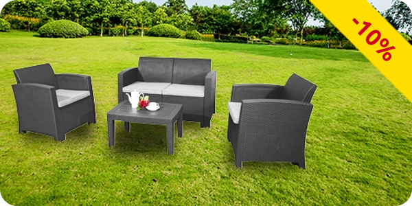 Gartenset «Mitsy», 4-teilig