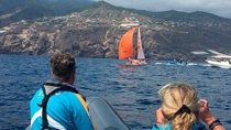 Melwin Fink gewinnt die erste Etappe des Mini-Transat!