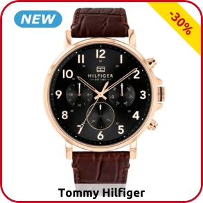 Tommy Hilfiger Uhr «Danl» für IHN, dunkelbraun