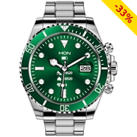 Smartwatch «Steel Smart Watch», aus Edelstahl, grün