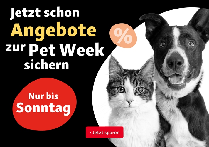 Jetzt schon Angebote zur Pet Week sichern