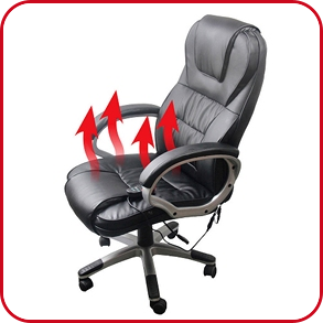 Bürostuhl mit Massagefunktion und Heizung