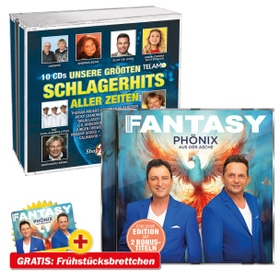 Phönix aus der Asche + Unsere größten Schlagerhits aller Zeiten + GRATIS Frühstücksbrettchen