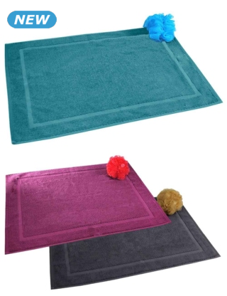 Badteppich, ultraweich, 50 x 70 cm, türkis