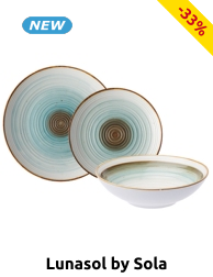 Lunasol by Sola Geschirr-Set «Gaya Rustico», 12-teilig, 4 Personen