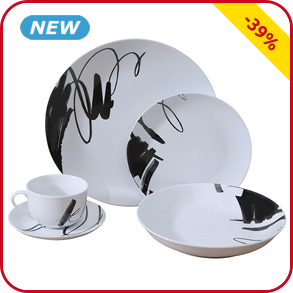 Tafelservice «Kyoto», 30-teilig für 6 Personen