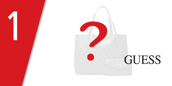 GUESS Handtasche «Eco Brenton Tote» mit Logo, braun