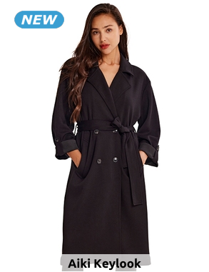 Mantel «Aria», schwarz