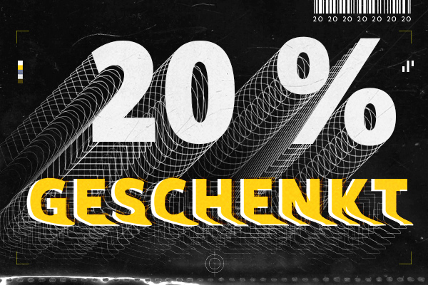 20% AUF ALLES IM SHOP