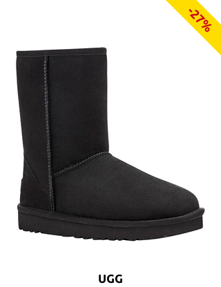UGG Stiefeletten «Classic Short», schwarz