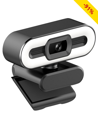 Webcam mit Licht, Auflösung 1920 x 1080