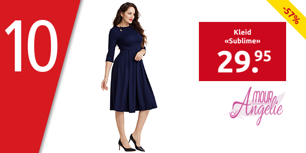 Kleid «Sublime», marine