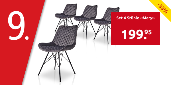 Set 4 Stühle «Mary»