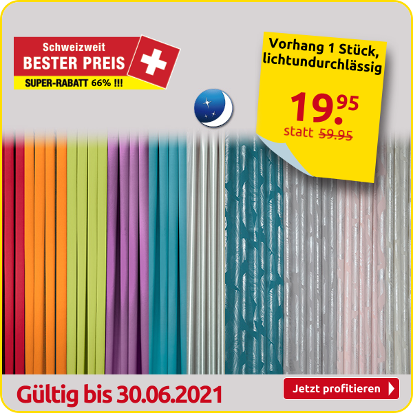 Vorhang 1 Stück, lichtundurchlässig, rot