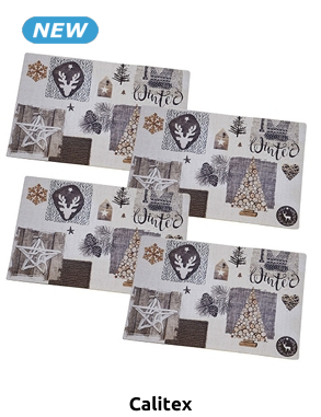 Calitex Tischsets «Winter», 4 Stück