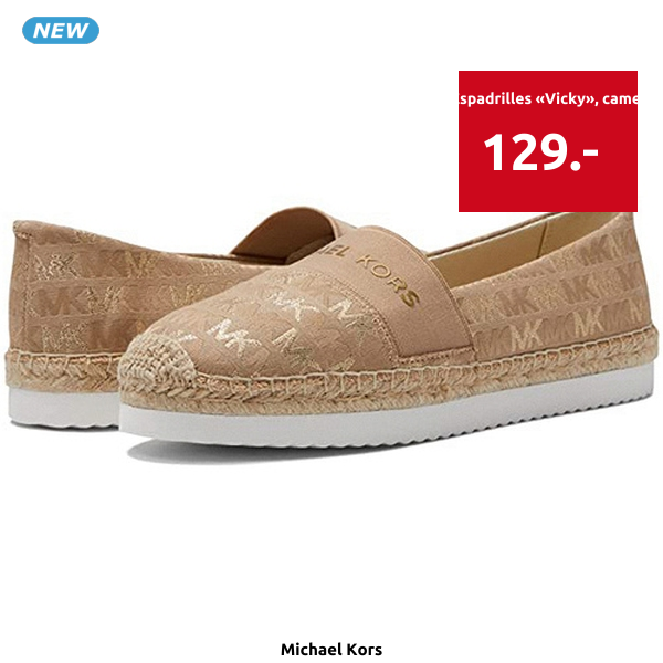 MICHAEL KORS Espadrilles «Vicky», camel