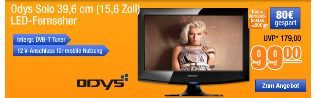 Odys Solo 39,6 cm (15,6 Zoll) LED-Fernseher