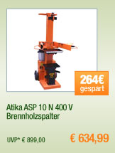 Atika ASP 10 N 400 V
                                            Brennholzspalter