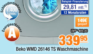 Beko WMD 26146 TS Waschmaschine