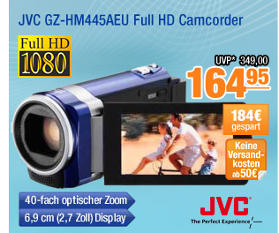 JVC GZ-HM445AEU Full HD
                                          Camcorder