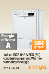  Indesit IDCE 845 A ECO
                                            (EU) Kondenstrockner mit
                                            Wärmepumpentechnologi