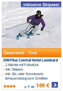 &Ouml;sterreich - Tirol BW Plus Central Hotel Leonhard
