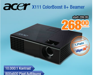 Acer X111 ColorBoost
                                            II+ Beamer
