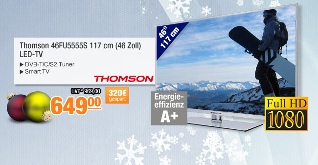 Thomson 46FU5555S 117
                                            cm (46 Zoll) LED-TV