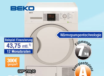 Beko DPU 7340 X Kondenstrockner 